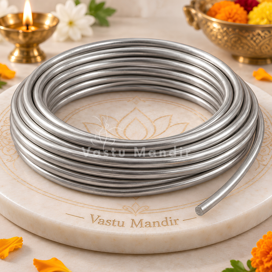 Corrosion-Resistant Stainless Steel Wire – Vastu Remedy for West Entrance & Focus Enhancement | Ideal for Communication Zones | 2 & 4 mm Diameter