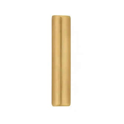 Single long brass round stud shown upright on a white background