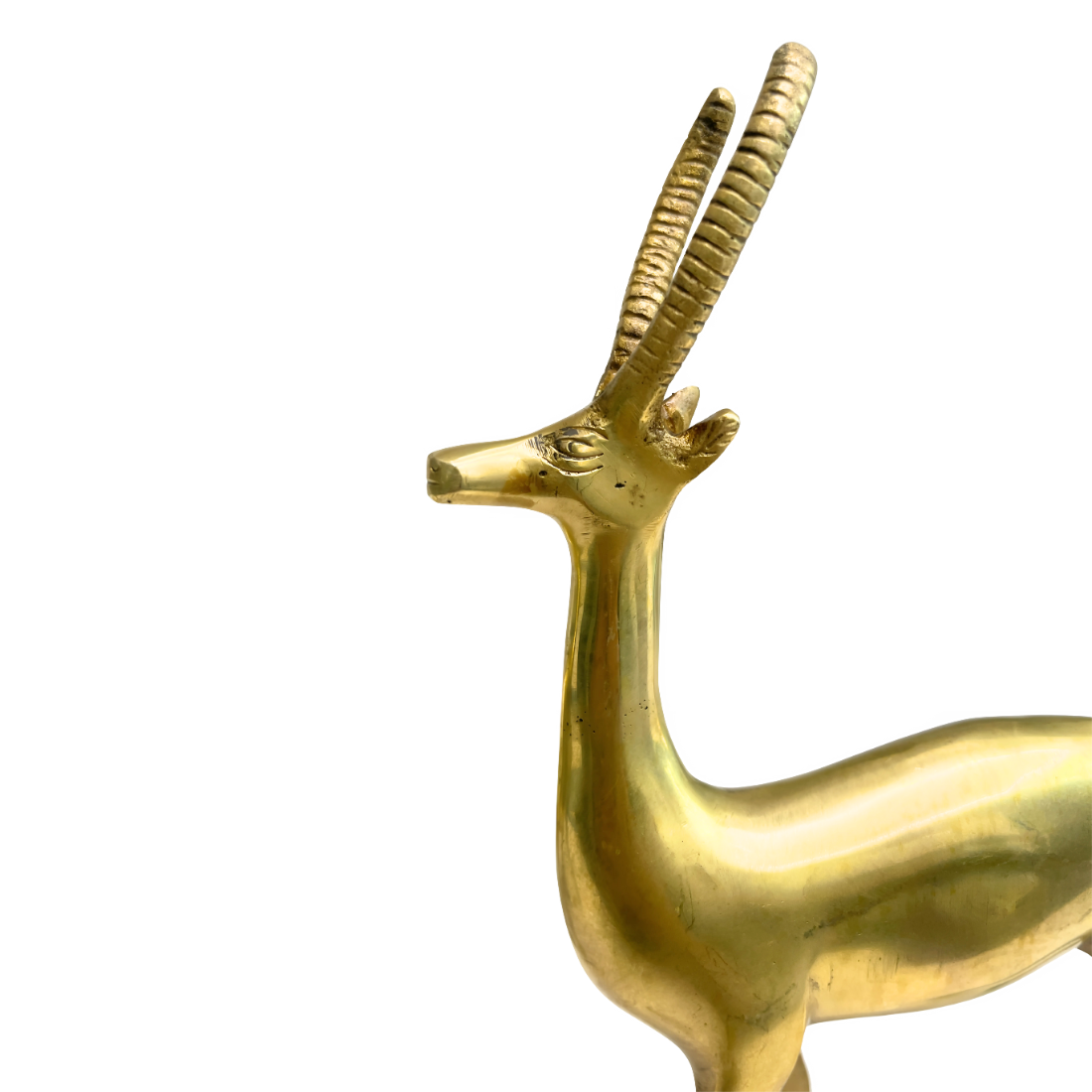brass deer| pair of brass deer for home| brass deer for office| big brass deer| home decor brass item| premium vastu brass deer showpiece| handicraft brass product| vastu mandir products| vastu shastra