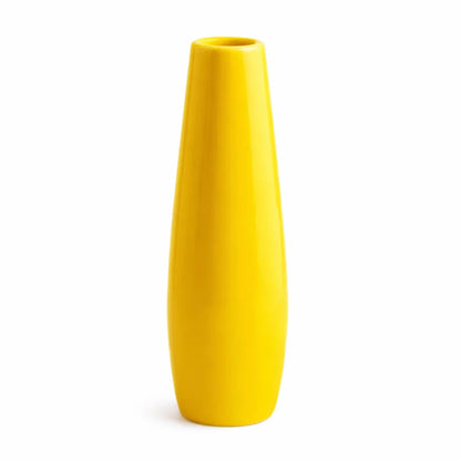 Large yellow resin vase Vastu remedy for SSW direction placement