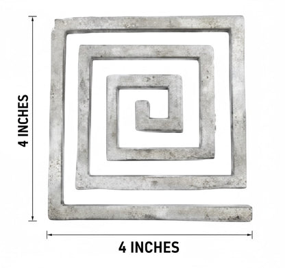 Lead plain helix dimension graphic showing the 4-inch option