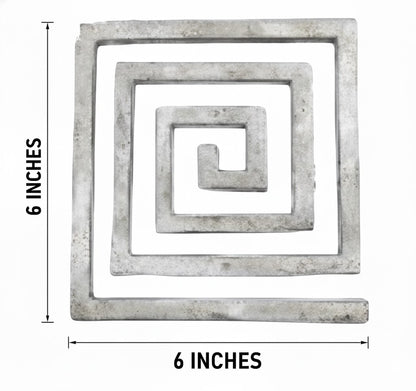 Lead plain helix dimension graphic showing the 6-inch option