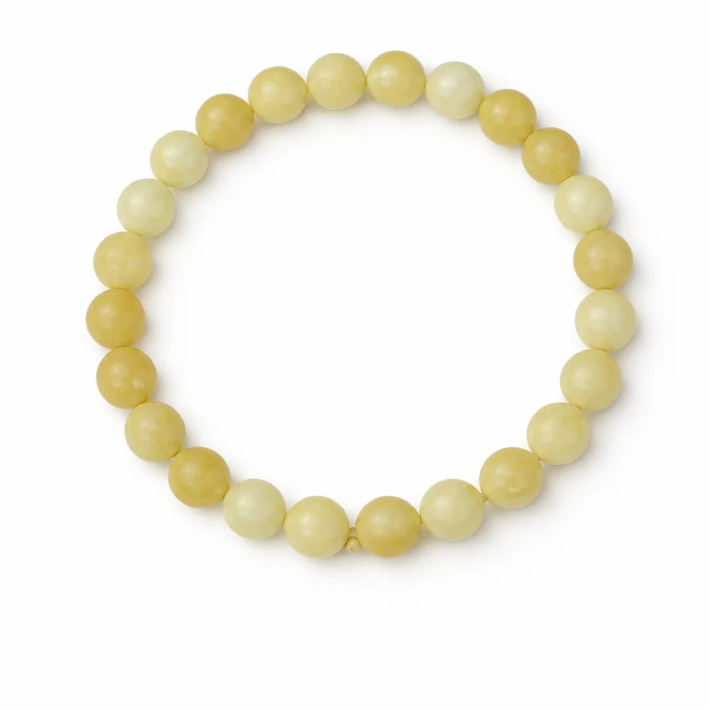 Natural calcite crystal bracelet in another clear product photograph