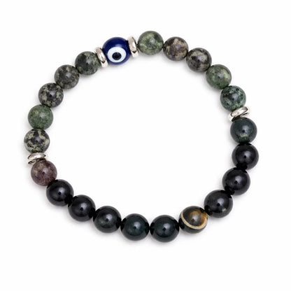 Libra zodiac crystal bracelet centred in a clean product photograph