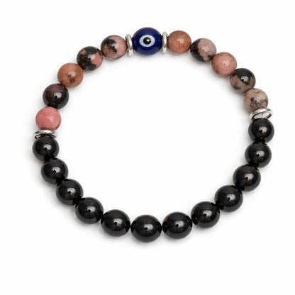 Scorpio zodiac crystal bracelet centred in a clean product photograph