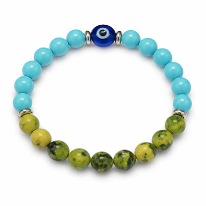Taurus zodiac crystal bracelet centred in a clean product photograph