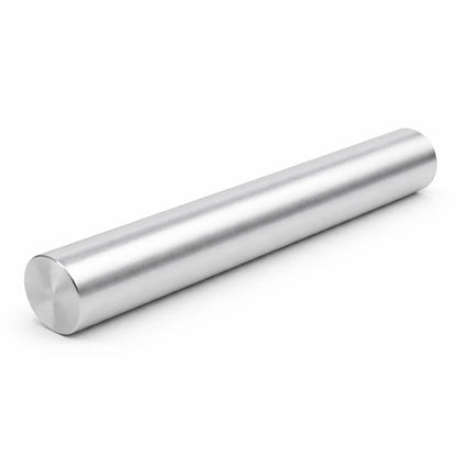 Aluminium virtual rod shown from a second angle on a white background