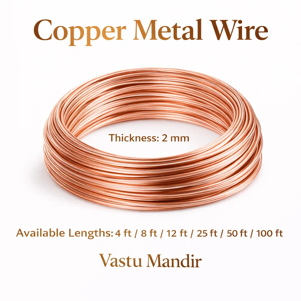 Pure copper wire infographic summarising visible product features