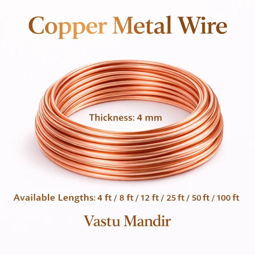 Pure copper wire information graphic showing visible product details