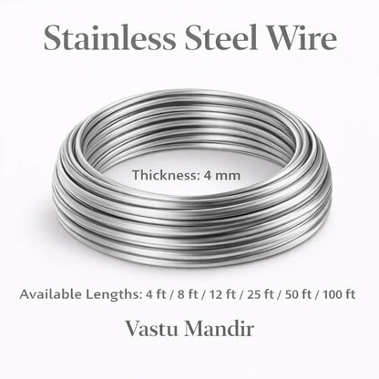 Corrosion-resistant stainless steel wire information graphic showing visible product details