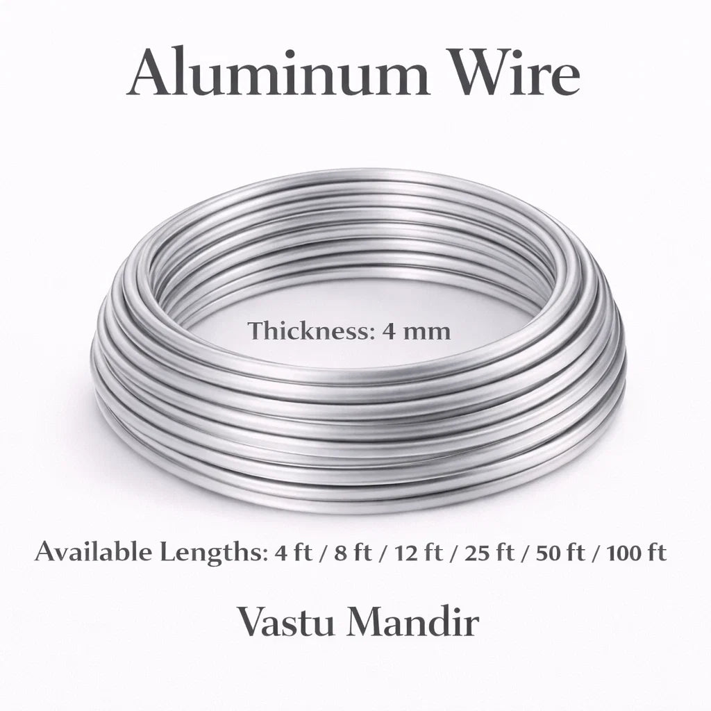 Lightweight aluminium wire information graphic showing visible product details