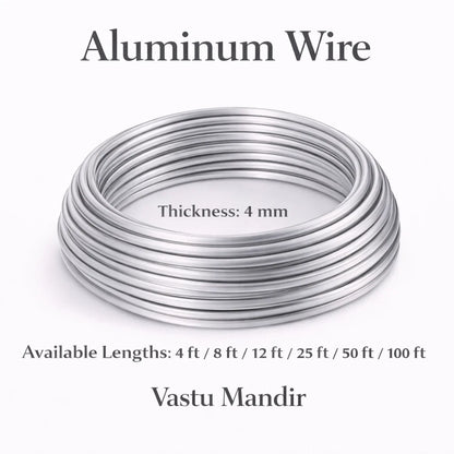 Lightweight aluminium wire information graphic showing visible product details
