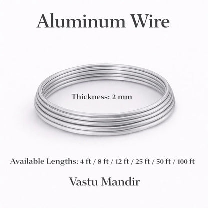 Lightweight aluminium wire infographic summarising visible product features