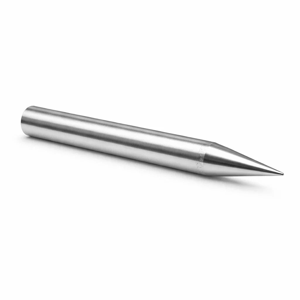 Aluminium Kilak rod shown from a second diagonal angle on white
