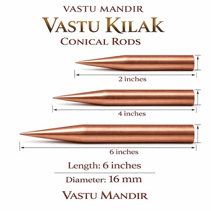 Copper Kilak comparison graphic showing 2-, 4- and 6-inch sizes