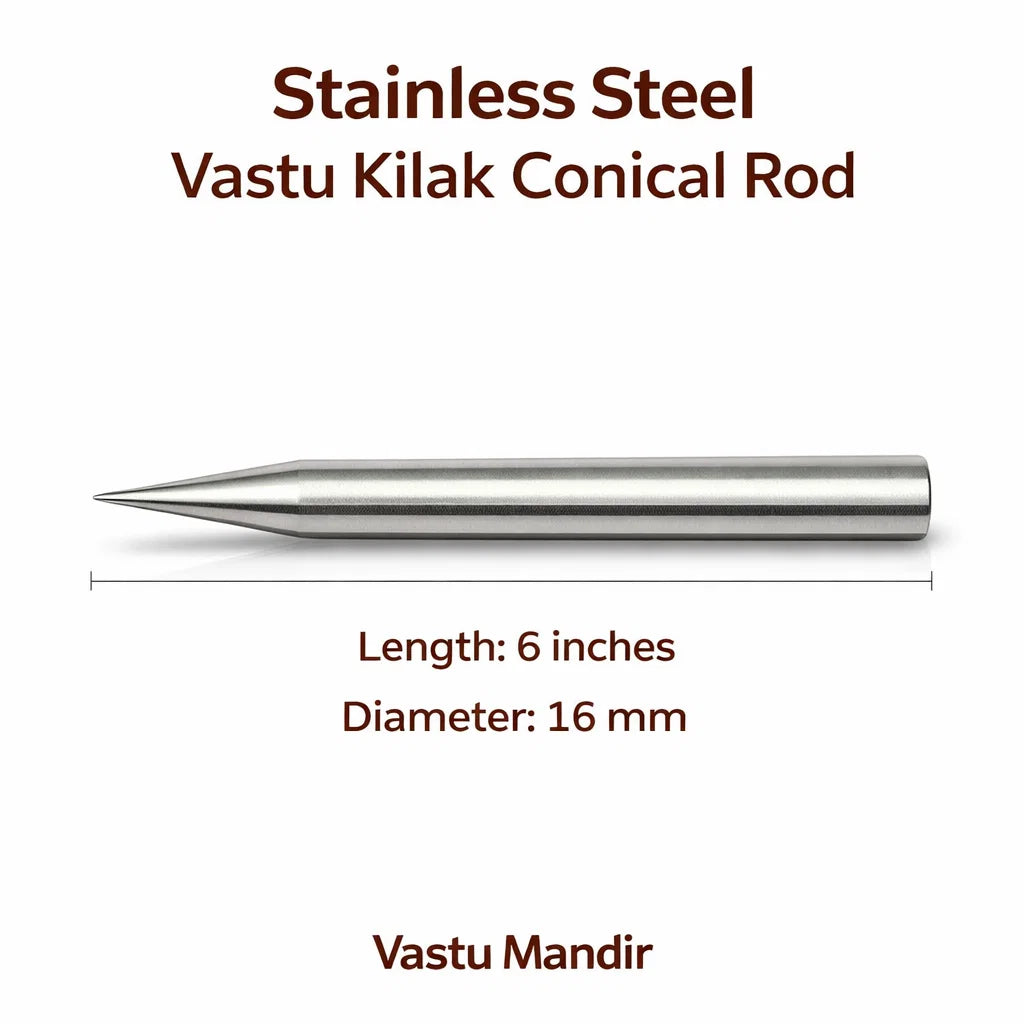 Stainless steel Kilak dimension graphic showing the 6-inch option