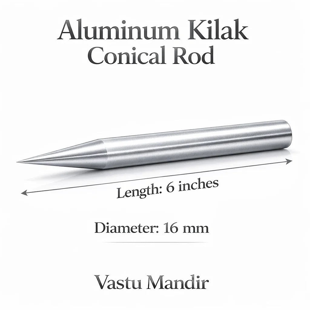 Aluminium Kilak dimension graphic showing the 6-inch option and 16 mm diameter