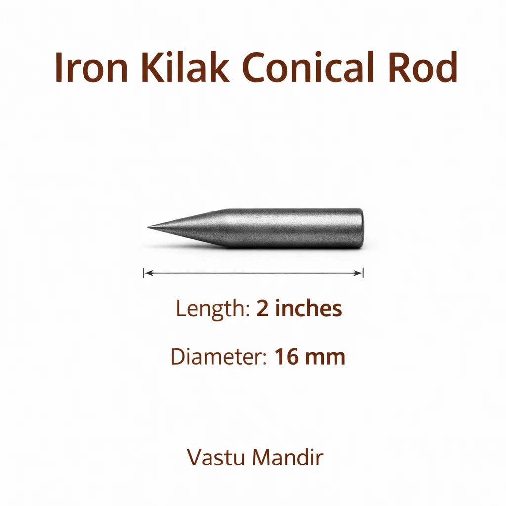 Iron Kilak dimension graphic showing the 2-inch option and 16 mm diameter