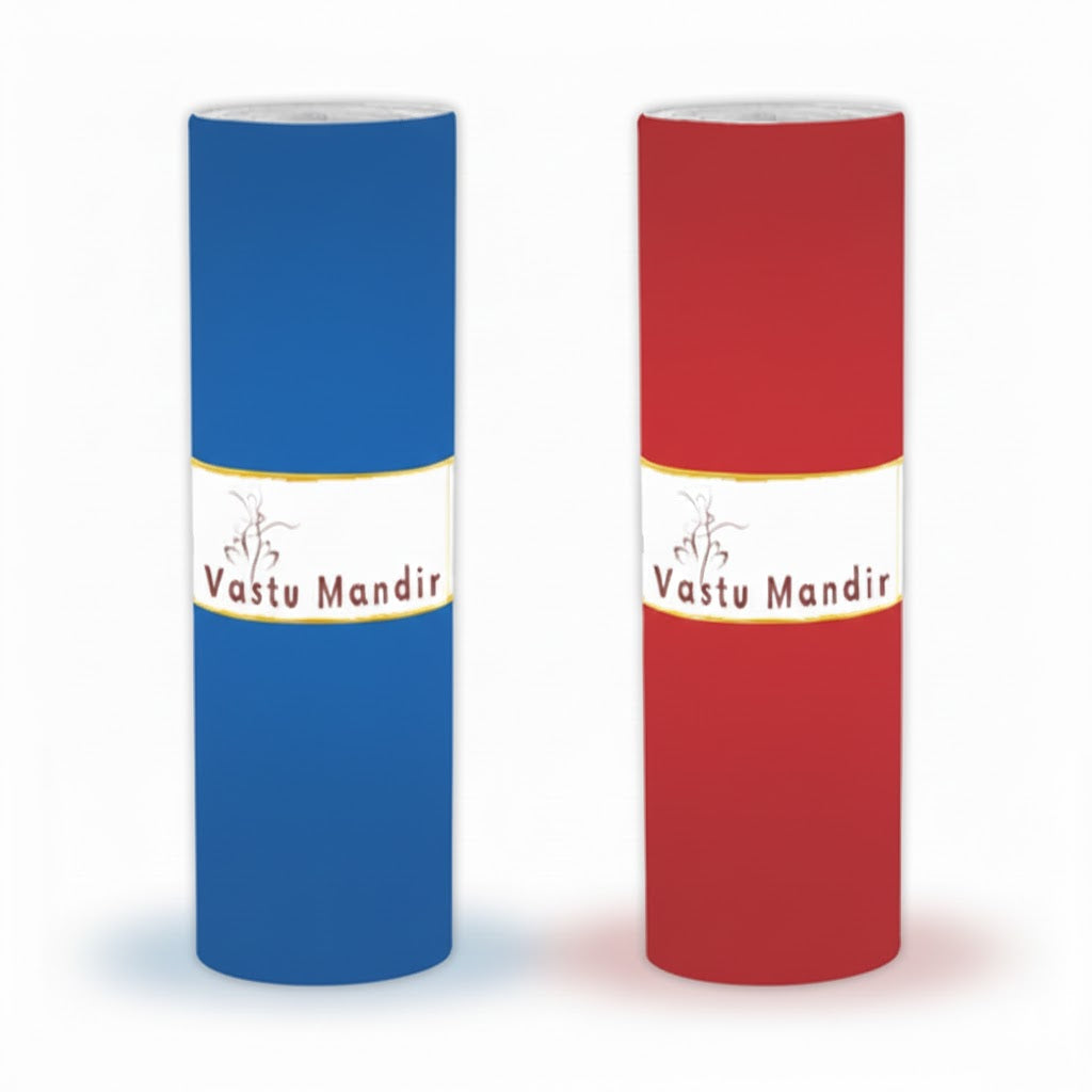 Multicolor Vastu color tape set in a close-up view against a clean white background