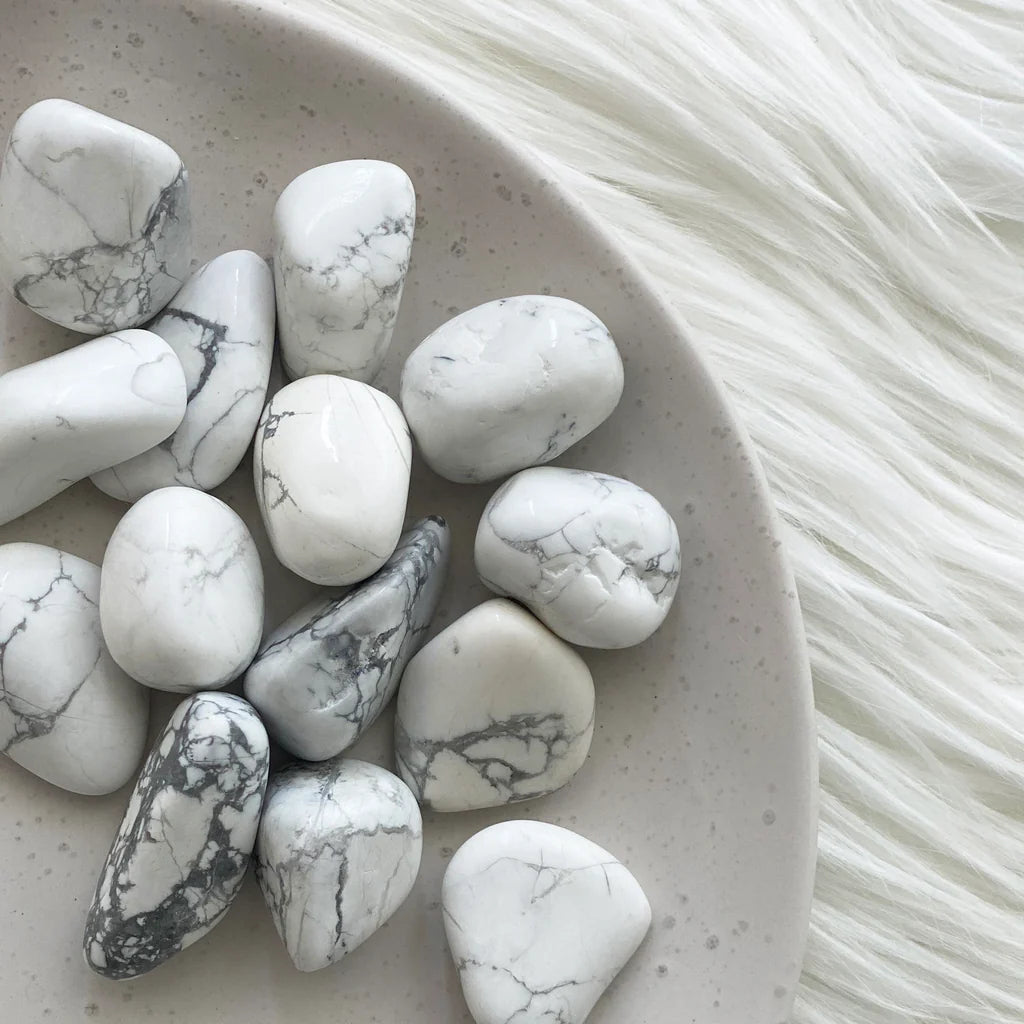 Howlite, crystal stone, gemstone, vastu stone, real gemstones